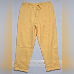 Classic Elements XL 18 Pants Buttercup Yellow Sporty Casual Sweatpants